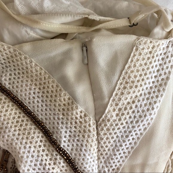 Beaded White Sun Dress - Picture 5 of 5